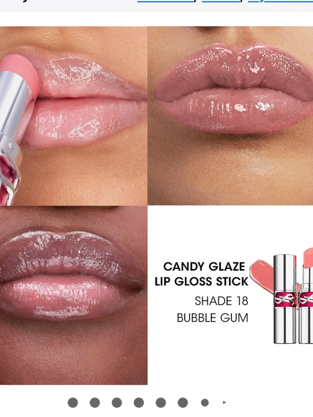 NEW YSL loveshine candy glaze